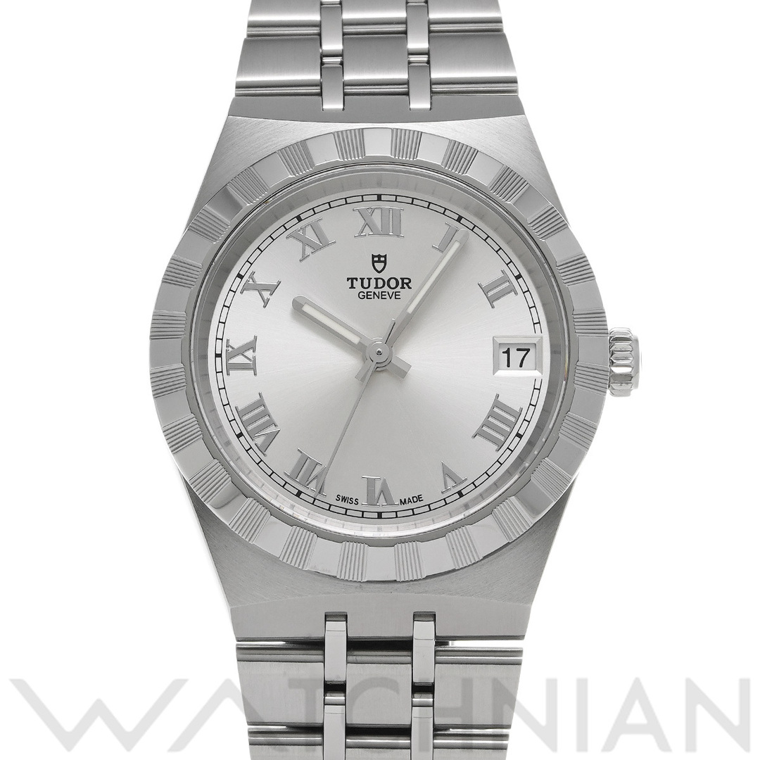 Tudor(チュードル)の中古 チューダー / チュードル TUDOR 28400 シルバー ユニセックス 腕時計 レディースのファッション小物(腕時計)の商品写真