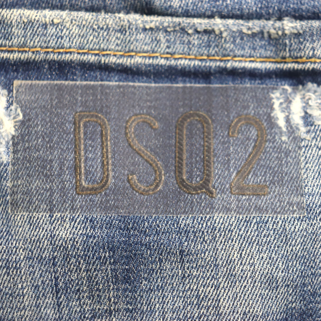 DSQUARED2(ディースクエアード)の【ドンドン見直し】美品 DSQUARED2 ディースクエアード 18AW S71LB0513 CLASSIC KENNY コットン ポリウレタン デニムパンツ ブルー 48 イタリア製 正規品 メンズ メンズのトップス(ジャージ)の商品写真