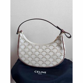 セリーヌ(celine)のCELINE セリーヌ　AVAバッグ　ホワイト(ハンドバッグ)