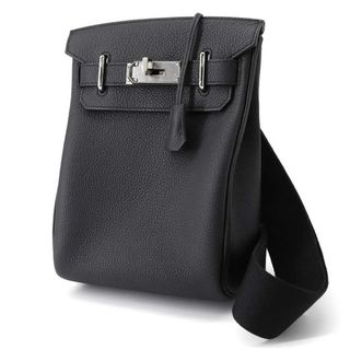 エルメス ボディバッグ ケリー アッカドPM ブラック/シルバー金具 トゴ B刻印 HERMES メンズ 黒