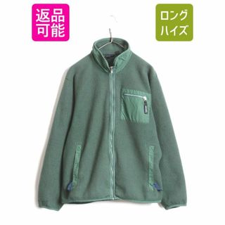 パタゴニア(patagonia)の80s 90s USA製 パタゴニア フルジップ フリース ジャケット メンズ L / PATAGONIA オールド ヴィンテージ 旧タグ ブルゾン ハイネック 廃盤(ブルゾン)