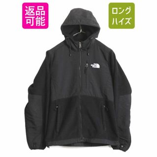 ザノースフェイス(THE NORTH FACE)のノースフェイス フード付き デナリ ジャケット レディース S The North Face Denali フリース パーカー フルジップ アウトドア ブルゾン 黒(ブルゾン)