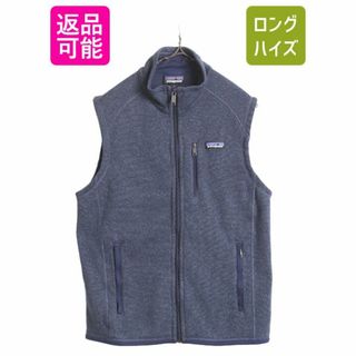 パタゴニア(patagonia)の18年製 パタゴニア ベターセーター ベスト メンズ M / 古着 Patagonia フリース セーター 重ね着 前開き フルジップ アウトドア ハイネック(ベスト)