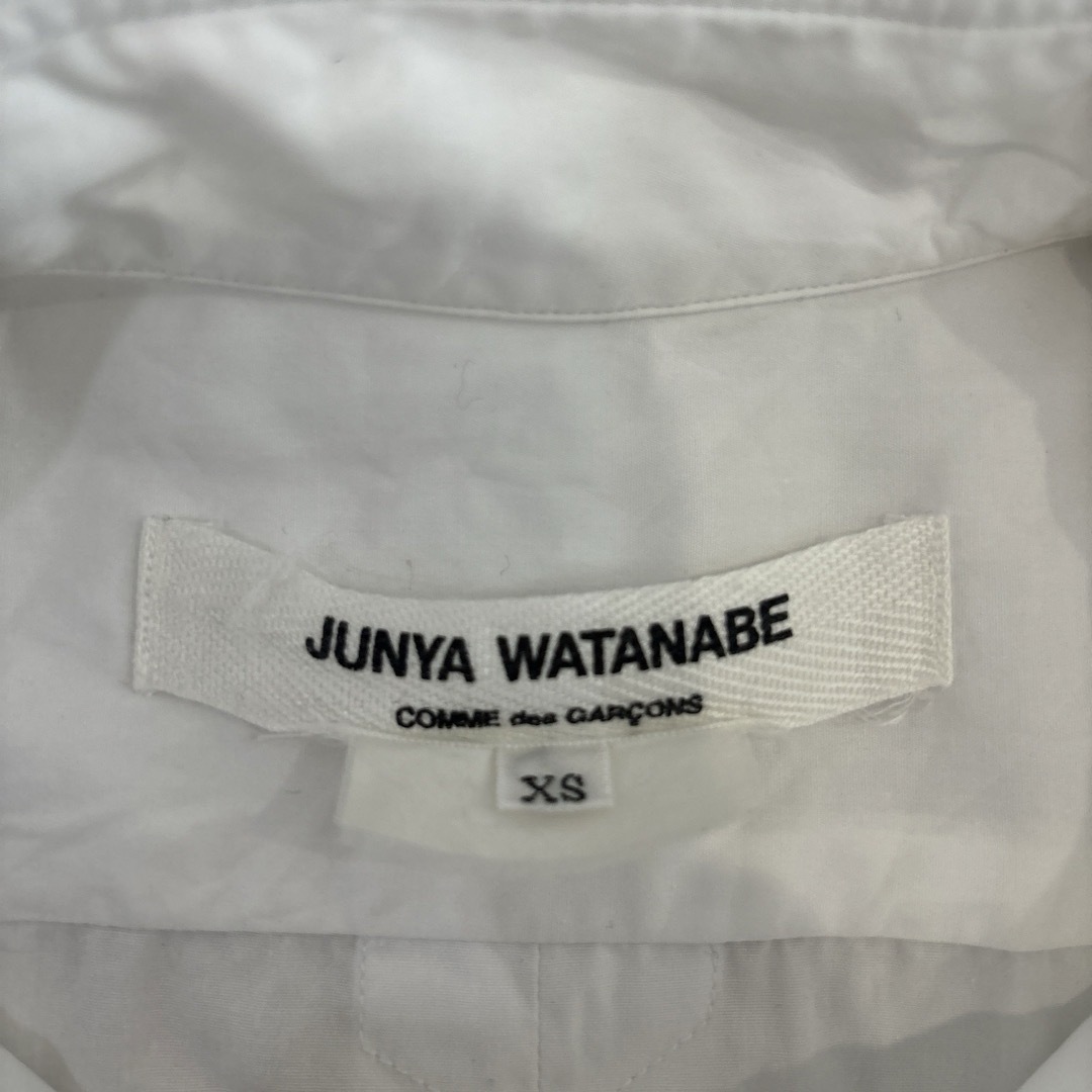 JUNYA WATANABE COMME des GARCONS(ジュンヤワタナベコムデギャルソン)の美品☆JUNYA WATANABEジュンヤワタナベコムデギャルソン白シャツ レディースのトップス(シャツ/ブラウス(長袖/七分))の商品写真