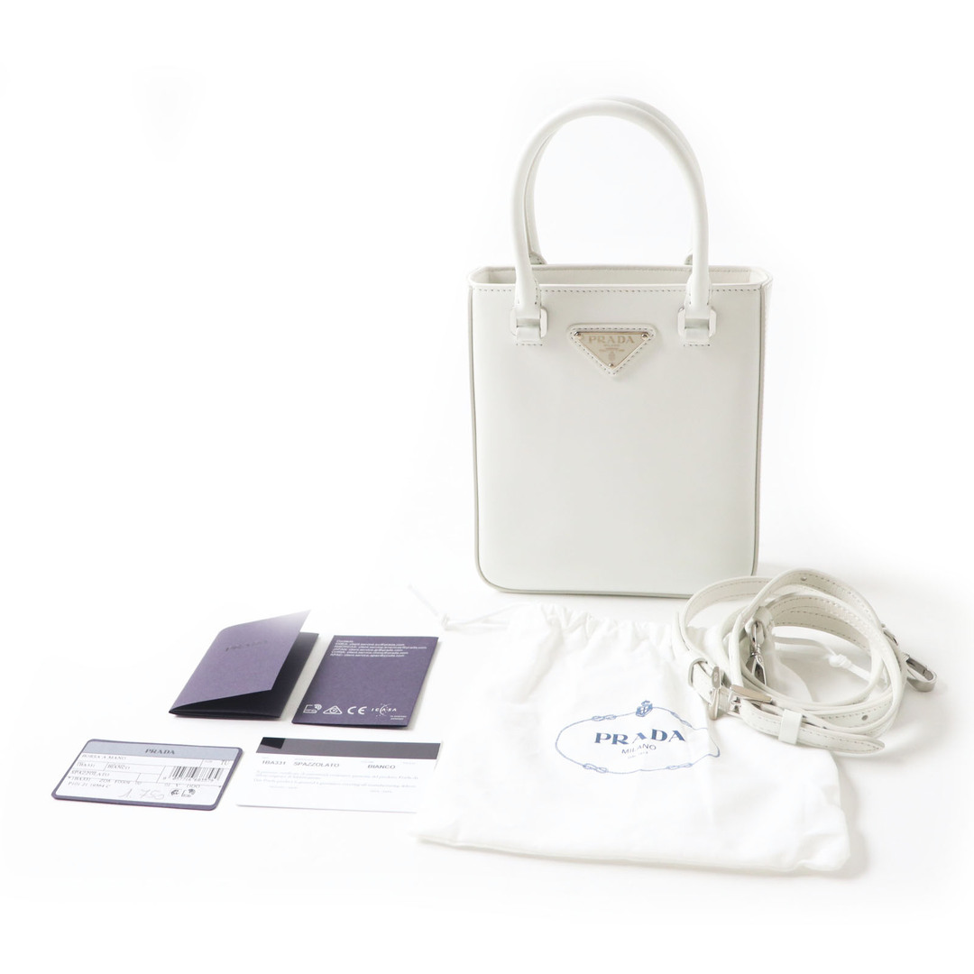 PRADA - 極美品 PRADA プラダ 1BA331 スモール ブラッシュド PRADA - 極美品 PRADA プラダ 1BA331 スモール ブラッシュド