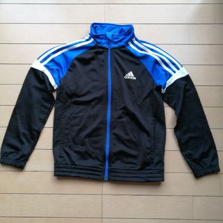 アディダス(adidas)のジャージ上140②青(ジャケット/上着)