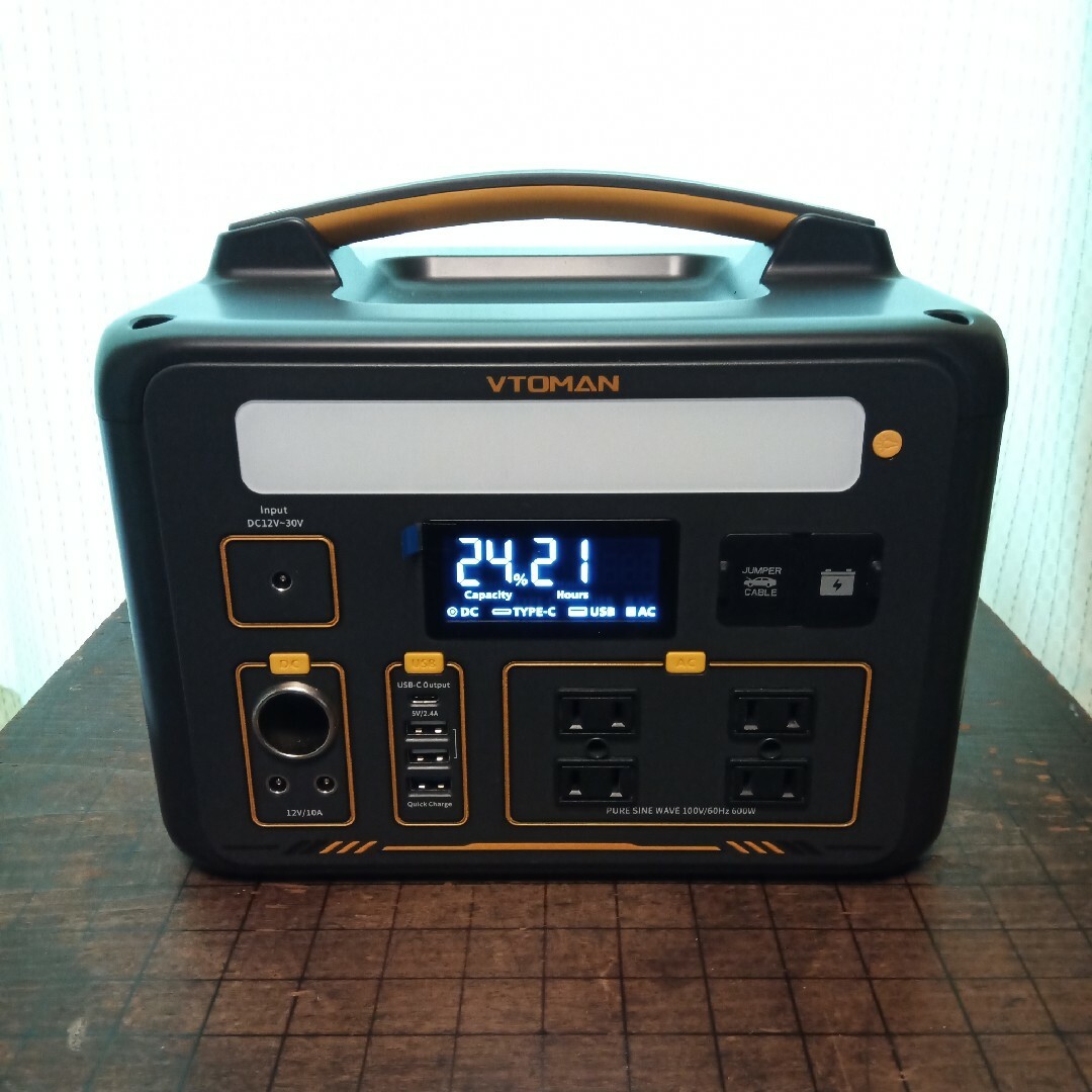 VTOMAN jump600x ポータブル電源 ※ジャンク品 VTOMAN jump600x ポータブル電源 ※ジャンク品