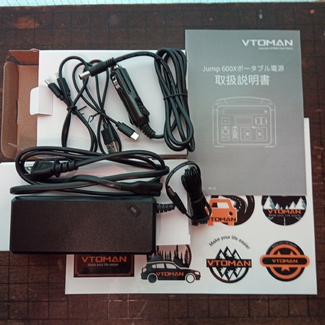 VTOMAN jump600x　ポータブル電源　※ジャンク品 スマホ/家電/カメラのスマホ/家電/カメラ その他(その他)の商品写真