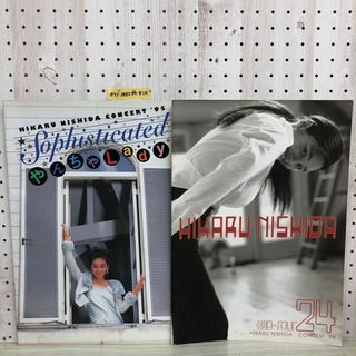 1▼ 2冊セット 西田ひかる コンサートパンフレット 1995年 やんちゃLady 1996年 two-four24