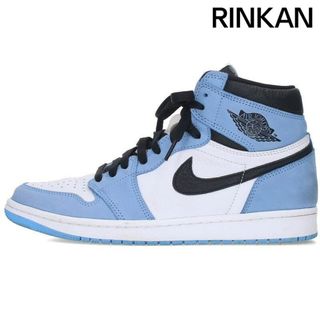 ナイキ(NIKE)のナイキ  AIR JORDAN 1 RETRO HIGH OG UNIVERCITY BLUE 555088-134 エアジョーダンワンハイユニバーシティーブルースニーカー メンズ 28cm(スニーカー)