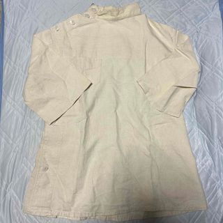 ミリタリー(MILITARY)の50's フランス軍 ホスピタル リネンシャツ Medical Tops HM(シャツ)