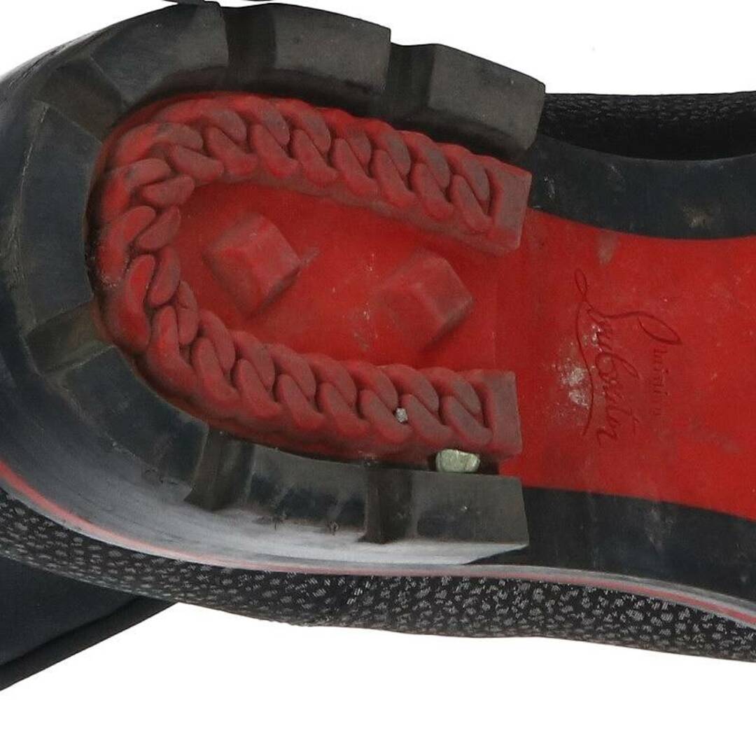 Christian Louboutin(クリスチャンルブタン)のクリスチャンルブタン  MELON SPIKES FLAT サイドゴアスパイクレザーブーツ メンズ 41 メンズの靴/シューズ(ブーツ)の商品写真