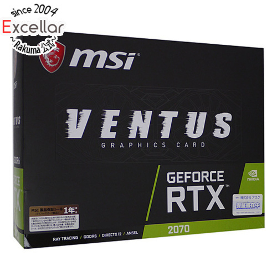 msi(エムエスアイ)のMSI製グラボ　GeForce RTX 2070 VENTUS 8G　PCIExp 8GB 元箱あり スマホ/家電/カメラのPC/タブレット(PCパーツ)の商品写真