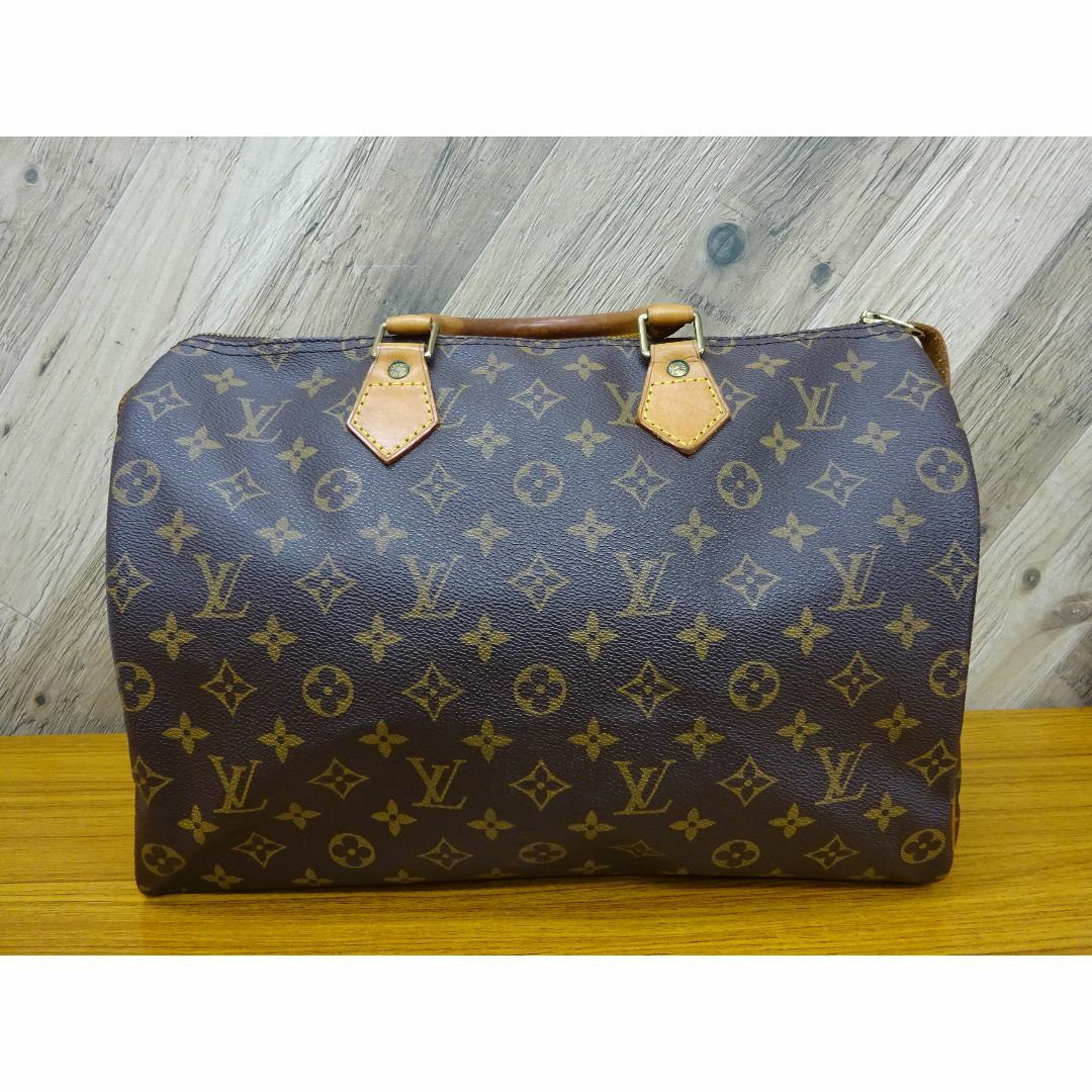 LOUIS VUITTON - Ｋ博二077/ ヴィトン モノグラム スピーディ 35 ハンドバッグ