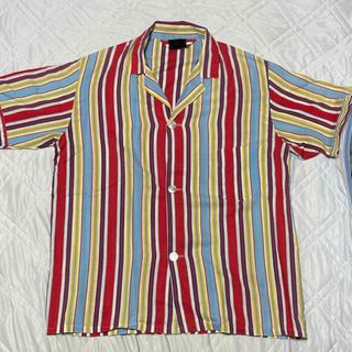ヴィンテージ(VINTAGE)の60～70's Vintage オープンカラーシャツ マルチストライプ(シャツ)