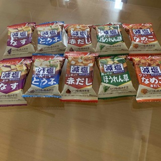 アマノフーズ　減塩味噌汁　10個(インスタント食品)