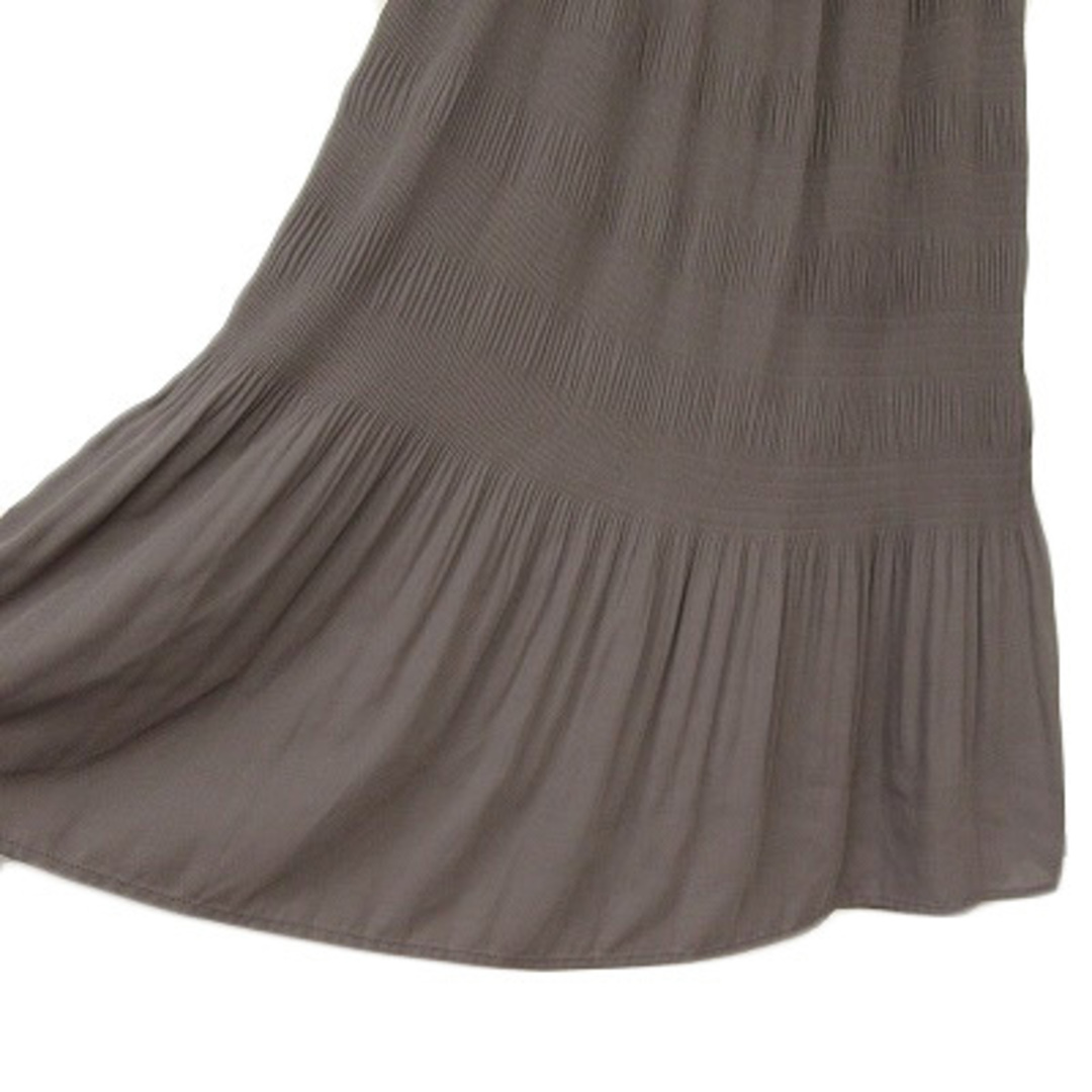 chocol raffine robe(ショコラフィネローブ)のショコラフィネローブ マジョリカIラインスカート シフォン F 茶 ブラウン レディースのスカート(ロングスカート)の商品写真