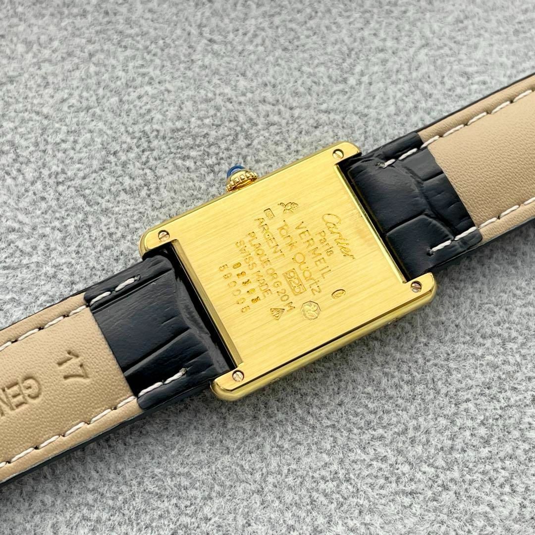 T615 カルティエ ヴェルメイユ マストタンクLM アイボリー文字盤 クォーツ メンズの時計(腕時計(アナログ))の商品写真