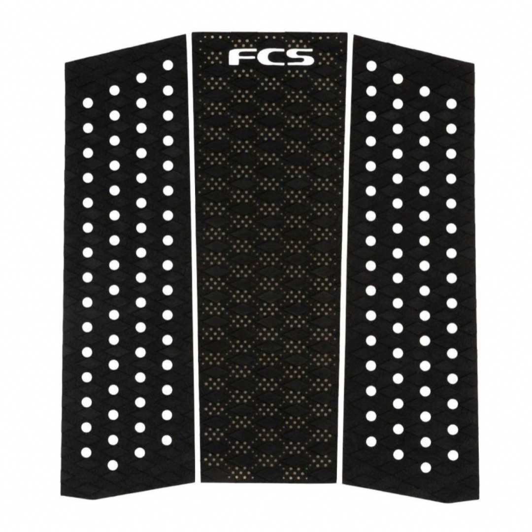 FCS(エフシーエス)のFCS（エフシーエス）デッキパッド・T-3　MID　ECOパッドブラック新品 スポーツ/アウトドアのスポーツ/アウトドア その他(サーフィン)の商品写真