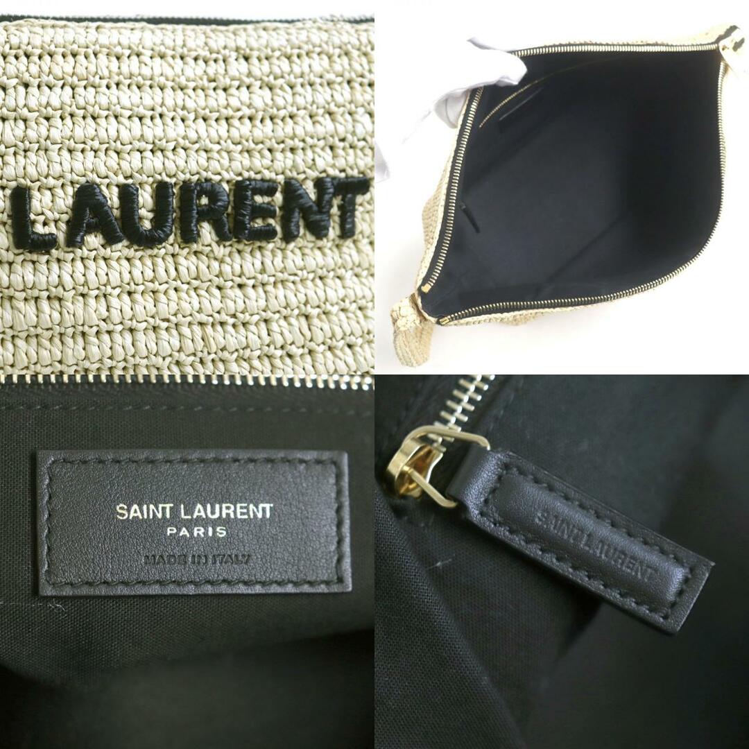 Saint Laurent(サンローラン)の美品▼SAINT LAURENT PARIS サンローランパリ 667490 ロゴ ル・ラフィア クロスボディ ショルダーバッグ メンズ ランウェイ 伊製 袋付き メンズのバッグ(ショルダーバッグ)の商品写真