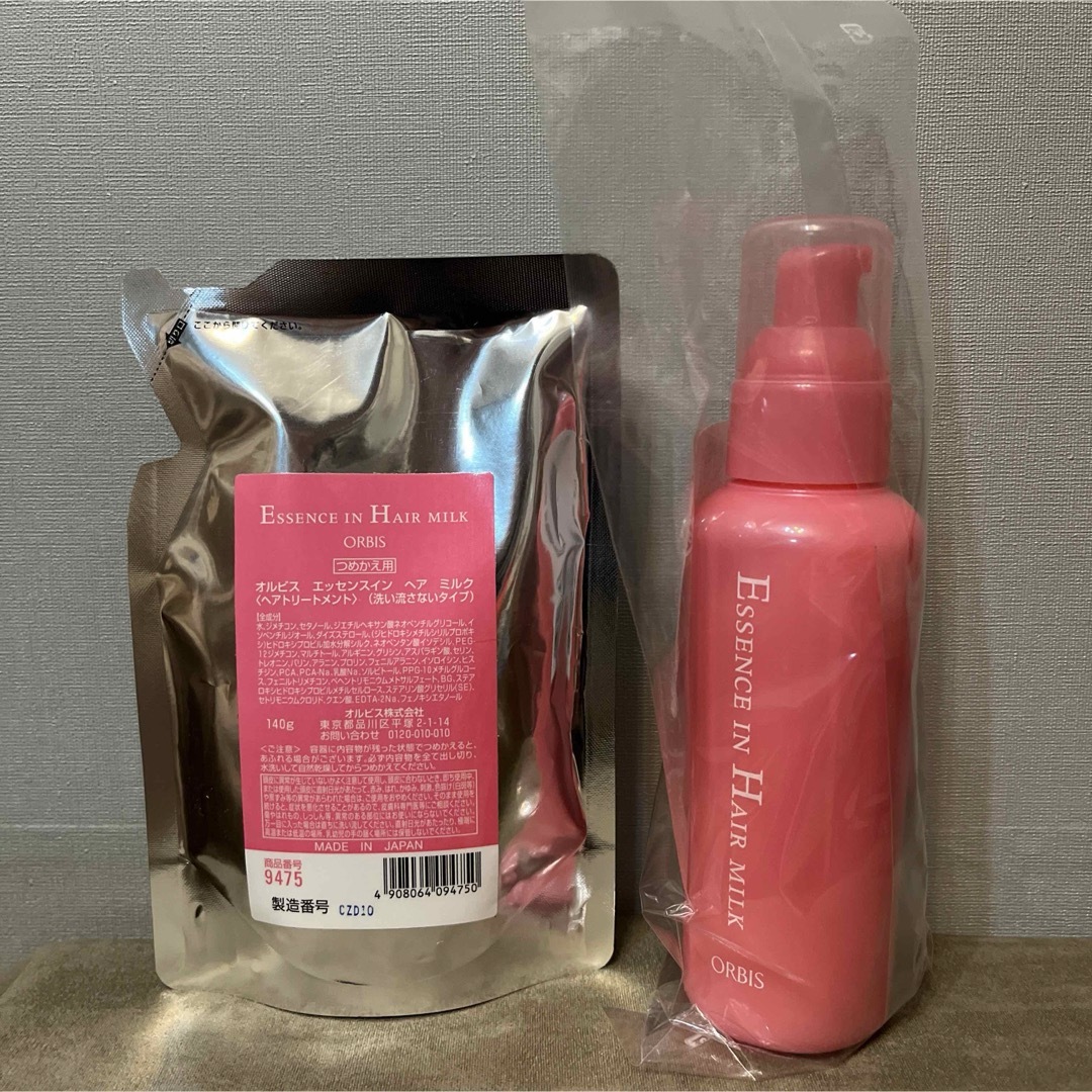 未使用 オルビス エッセンスイン ヘアミルク つめかえ用 140g