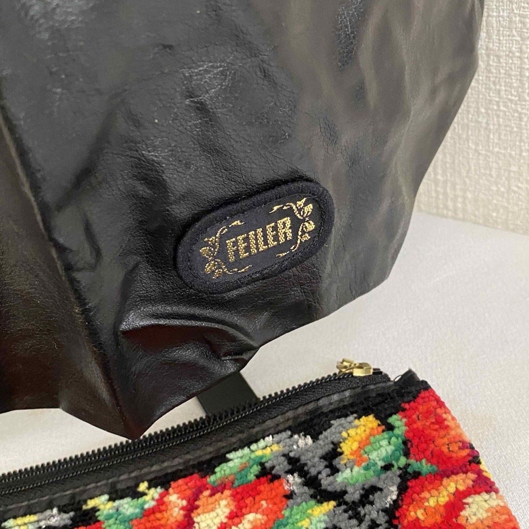 FEILER(フェイラー)のフェイラー トートバッグ エコバッグ　ポーチ付き　花柄　ハイビスカス　no.79 レディースのバッグ(トートバッグ)の商品写真