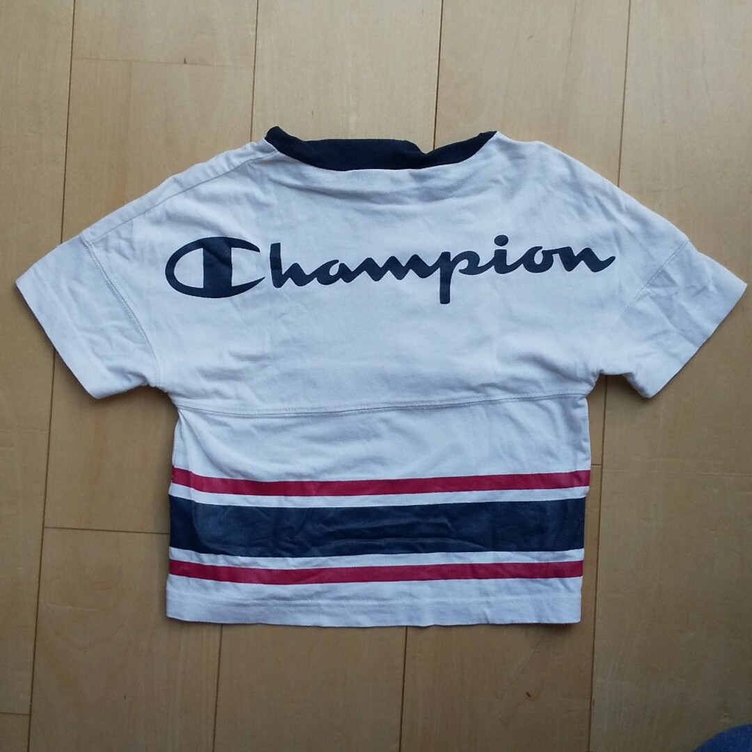 Champion(チャンピオン)のChampion   フード付き半袖Tシャツ  110cm キッズ/ベビー/マタニティのキッズ服男の子用(90cm~)(Tシャツ/カットソー)の商品写真