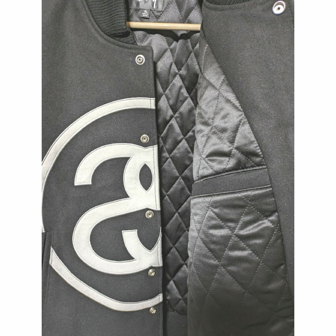 STUSSY - STUSSY / SS Link Varsity Jacket Blackの通販 by あき STUSSY - STUSSY / SS Link Varsity Jacket Blackの通販 by あき