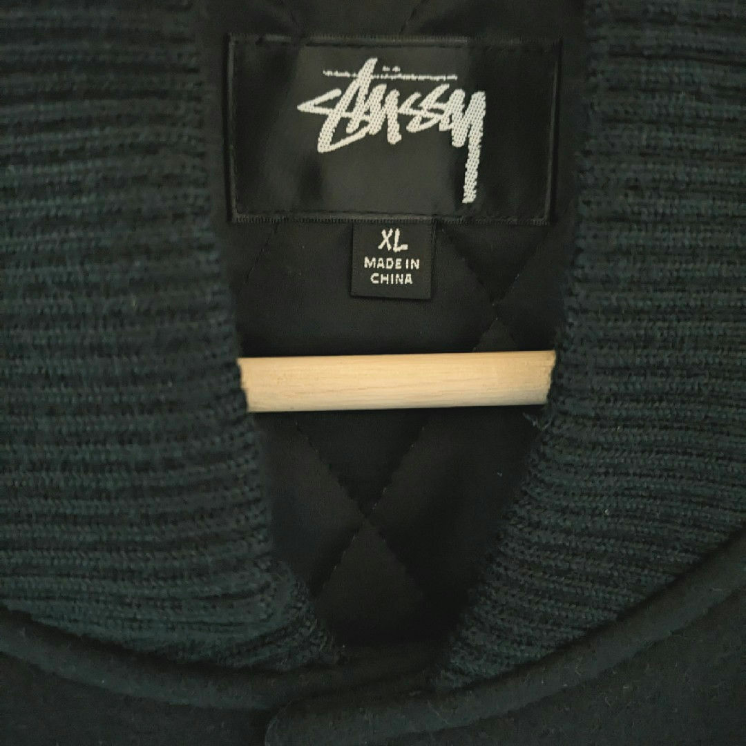 STUSSY(ステューシー)のSTUSSY / SS Link Varsity Jacket Black メンズのトップス(パーカー)の商品写真