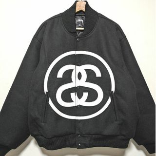 ステューシー(STUSSY)のSTUSSY / SS Link Varsity Jacket Black(パーカー)