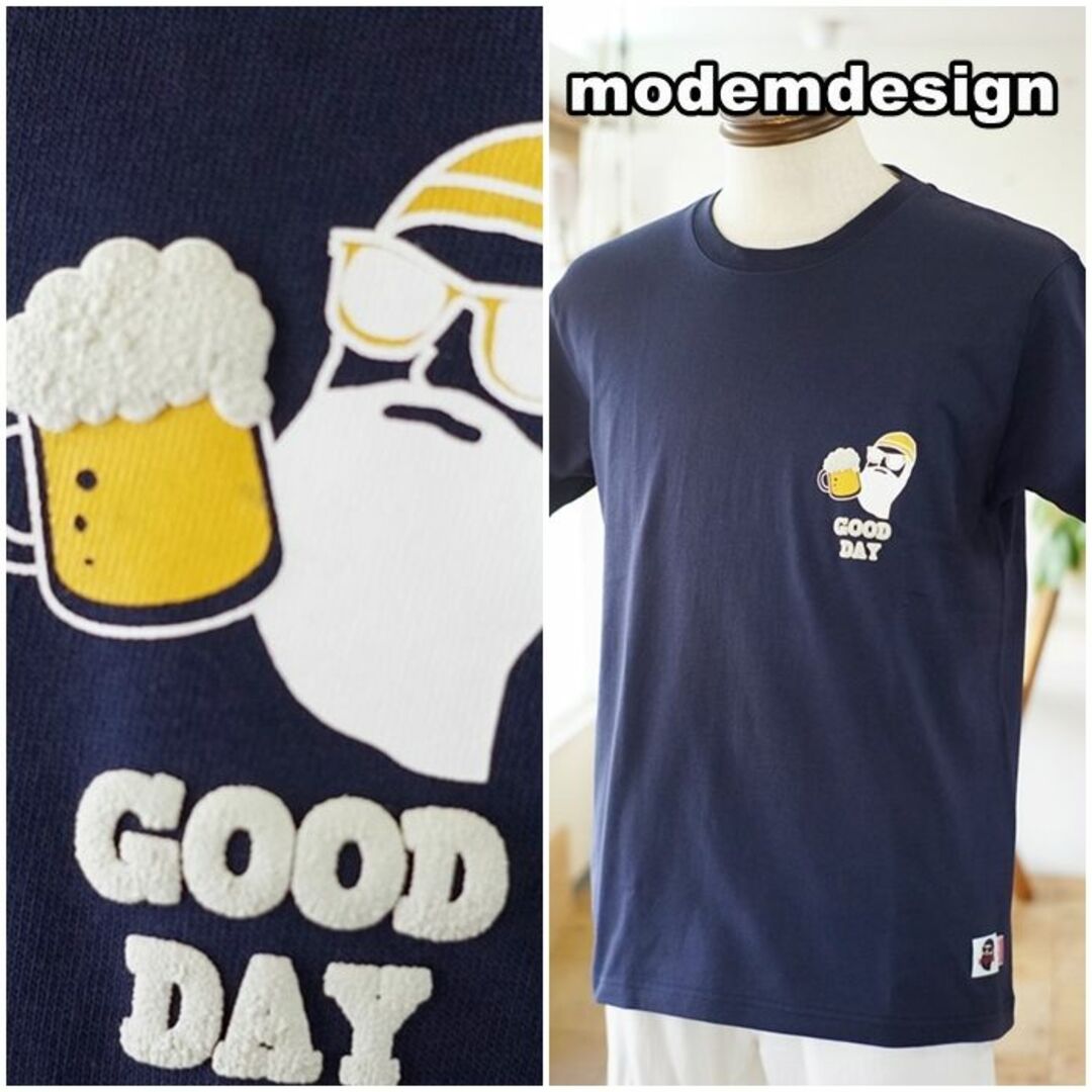 modem design(モデムデザイン)のmodemdesign モデムデザイン　半袖T　カットソー 23100521 M メンズのトップス(Tシャツ/カットソー(半袖/袖なし))の商品写真