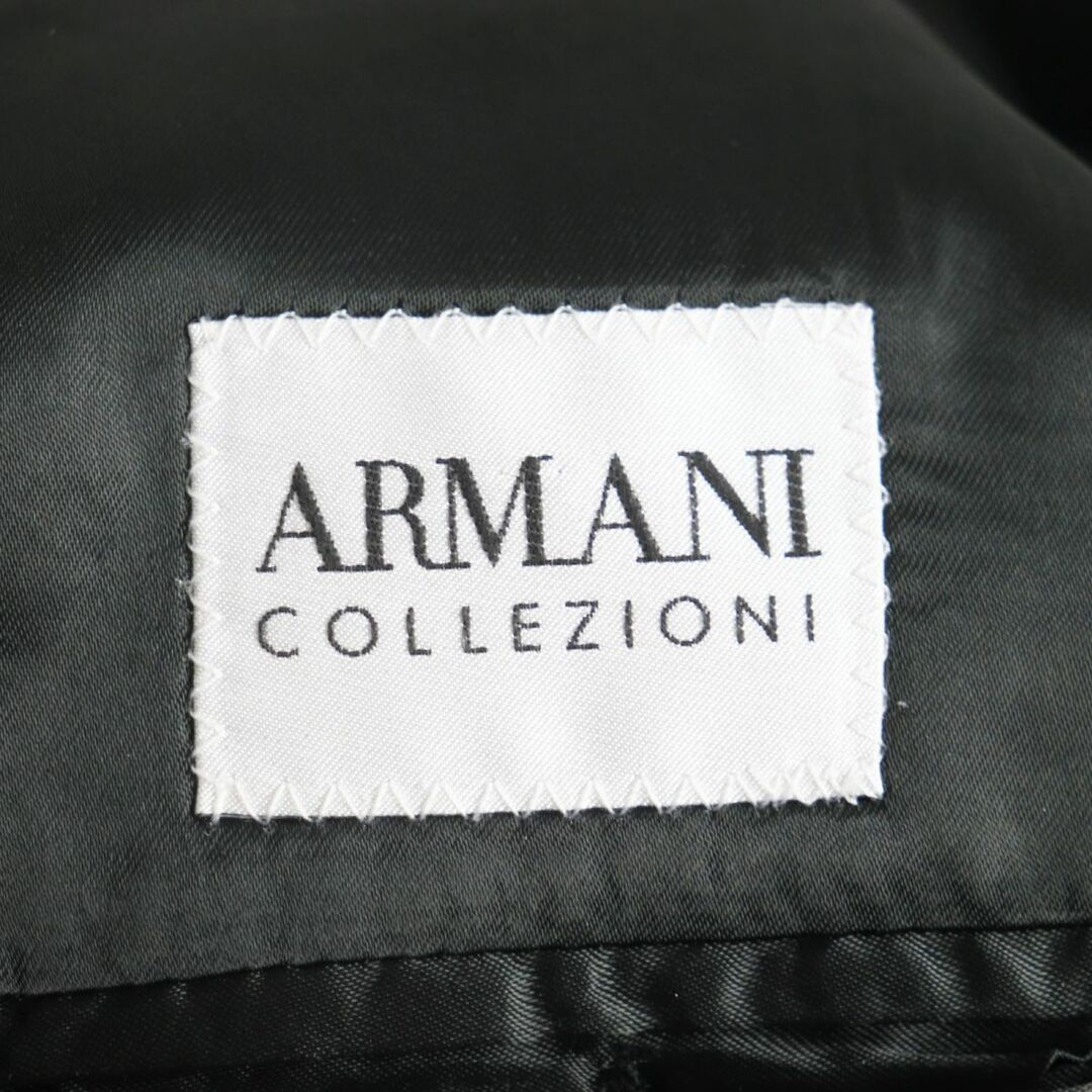 ARMANI COLLEZIONI(アルマーニ コレツィオーニ)の極美品●ARMANI COLLEZIONI アルマーニコレッツィオーニ CB57F0 カシミヤ100％ ロング丈 チェスターコート ダークブラウン 50 伊製 正規品 メンズのジャケット/アウター(チェスターコート)の商品写真