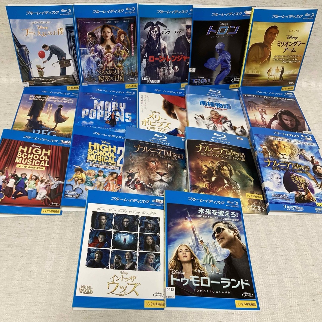 【Blu-ray・DVD】ディズニー45作品　まとめ売り　名作・実写