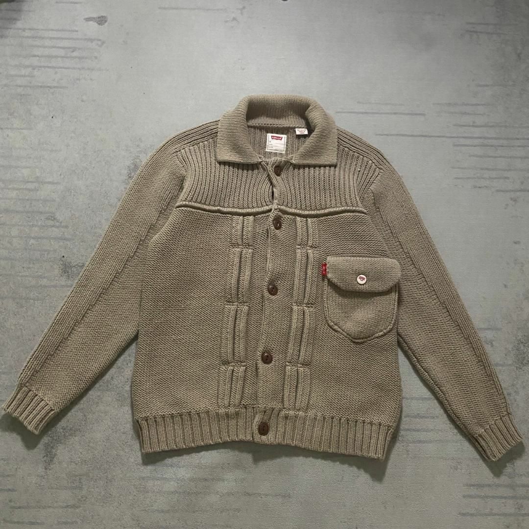 Levi's(リーバイス)の超美品 希少 Levi's リーバイス 1st  ニット デニムJKT型 メンズのトップス(ニット/セーター)の商品写真