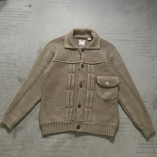 リーバイス(Levi's)の超美品 希少 Levi's リーバイス 1st  ニット デニムJKT型(ニット/セーター)