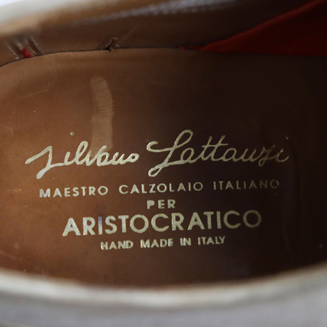 【ドンドン見直し】良品 STILE LATINO スティレ ラティーノ FORD スウェードレザー ストレートチップ ドレスシューズ ベージュ 6 保存袋付き イタリア製 メンズの靴/シューズ(ドレス/ビジネス)の商品写真