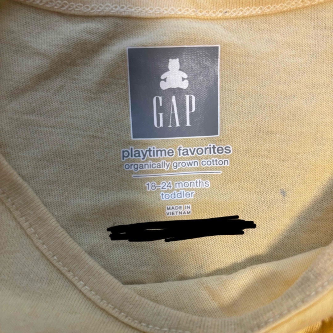 GAP(ギャップ)のGAP petitmaim Tシャツズボンセット　80-90cm キッズ/ベビー/マタニティのベビー服(~85cm)(Ｔシャツ)の商品写真