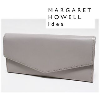 マーガレットハウエル(MARGARET HOWELL)の《マーガレット・ハウエル》新品【ロースバリー】レザーかぶせ式長財布 ウォレット(財布)