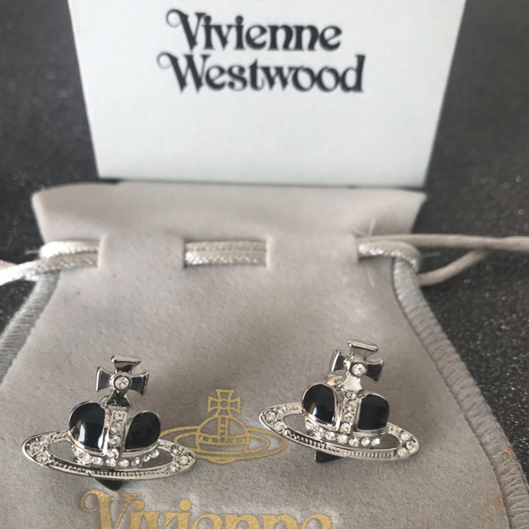 Vivienne Westwood(ヴィヴィアンウエストウッド)のヴィヴィアンウエストウッド　ハートピアス メンズのアクセサリー(ピアス(両耳用))の商品写真