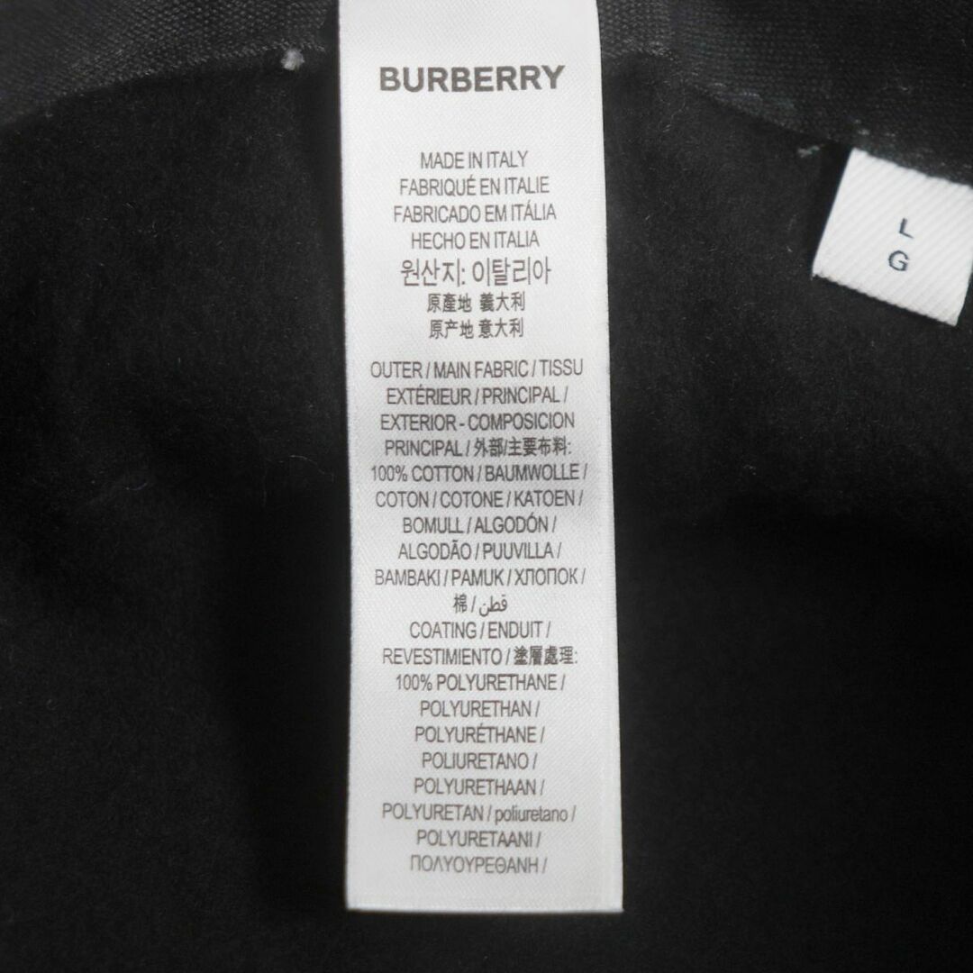 BURBERRY(バーバリー)の極美品▼BURBERRY バーバリー 8023808 TBモノグラム カシミヤ50% バケットハット/帽子 茶系 LG ユニセックス◎ イタリア製 正規品 タグ付き メンズの帽子(ハット)の商品写真