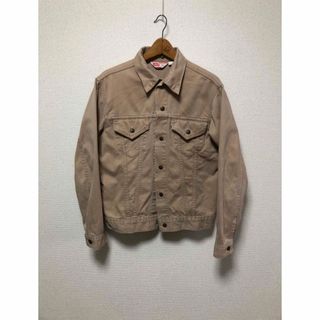 リーバイス(Levi's)の70s Levi’s 70505 3rd bigE ツイル　ベージュ　カーキ(Gジャン/デニムジャケット)