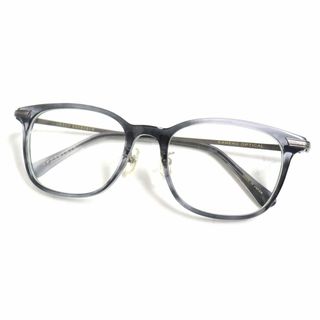 カネコガンキョウ(KANEKO OPTICAL)の極美品▼KANEKO OPTICAL×URBAN RESEARCH 金子眼鏡×アーバンリサーチ celluloid メガネ クリアグレー×ガンメタ 日本製 ケース・クロス付(サングラス/メガネ)