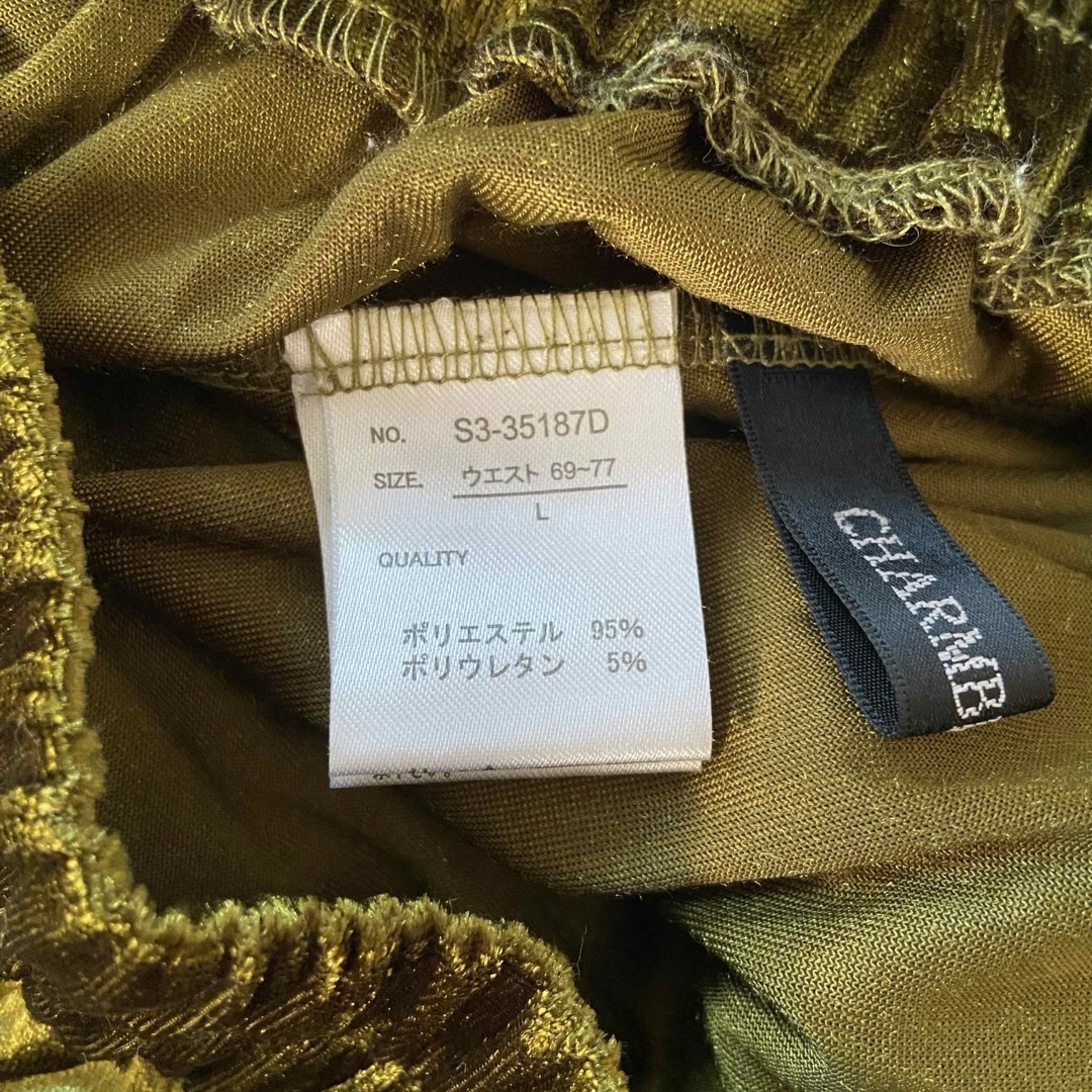 ベロア　プリーツスカート レディースのスカート(ロングスカート)の商品写真
