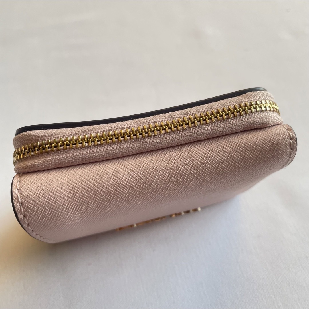 MICHAEL KORS - マイケルコース 三つ折り財布 ピンク ホワイト MICHAEL KORS - マイケルコース 三つ折り財布 ピンク ホワイト