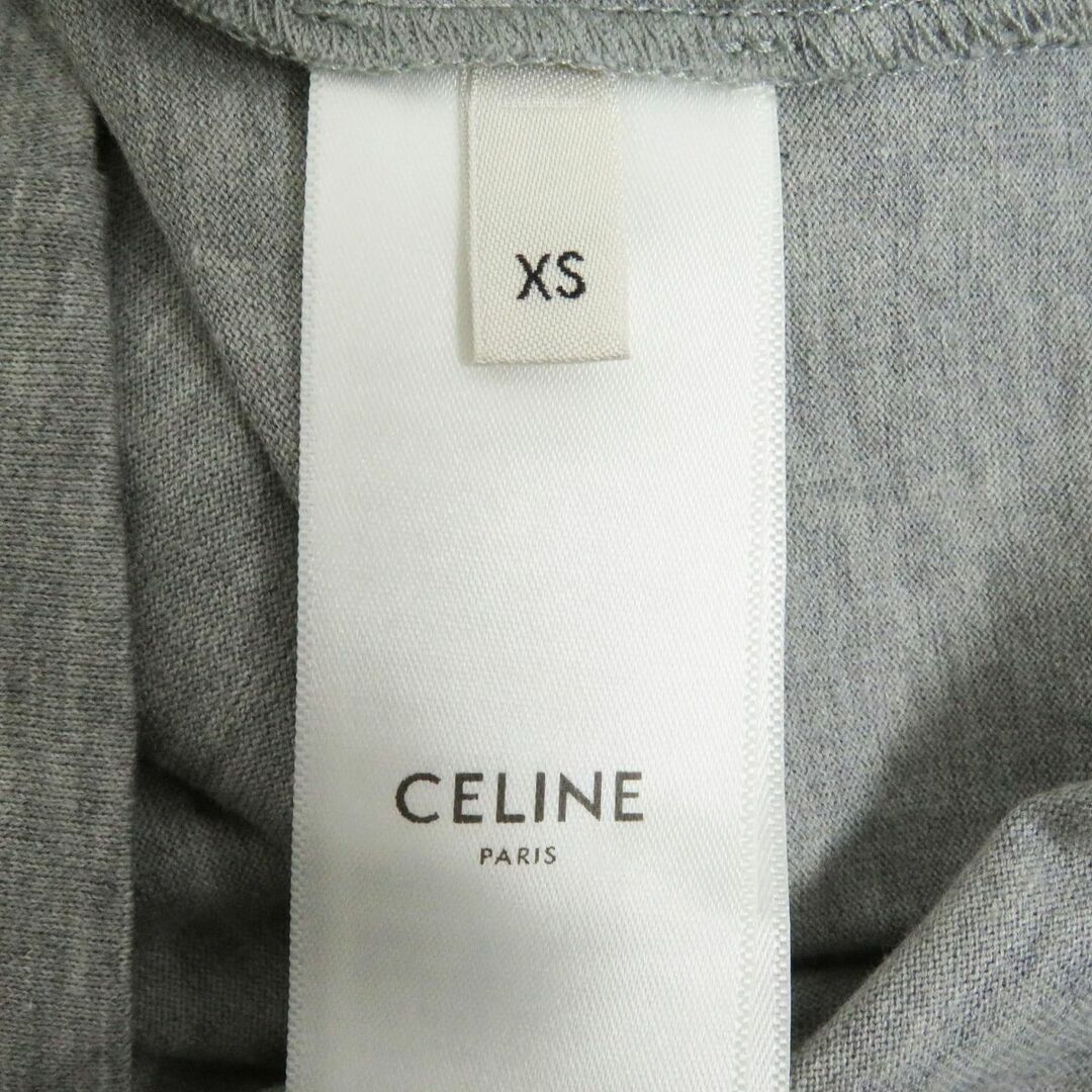 celine(セリーヌ)の極美品□19SS CELINE/セリーヌ 2X308933F ジオメトリック ロゴプリント コットン100％ 半袖Tシャツ/カットソー グレー XS 伊製 正規品 メンズのトップス(Tシャツ/カットソー(半袖/袖なし))の商品写真