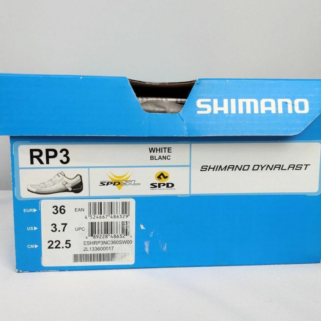 SHIMANO(シマノ)の【新品】シマノ ビンディング シューズ RP3 SH-RP300MW ホワイト スポーツ/アウトドアの自転車(ウエア)の商品写真