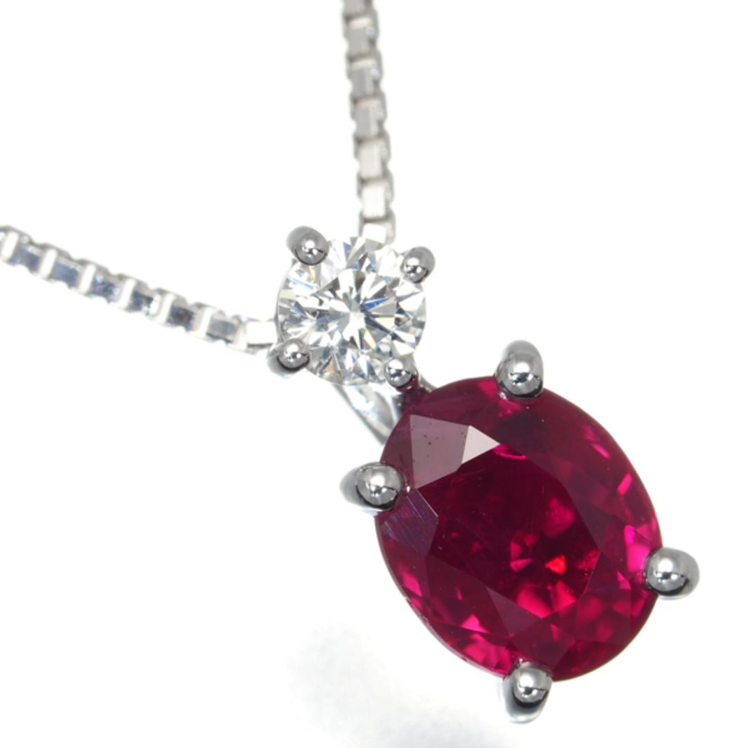 TASAKI - タサキ ネックレス ルビー 0.63ct ダイヤ K18WG の通販 TASAKI - タサキ ネックレス ルビー 0.63ct ダイヤ K18WG の通販