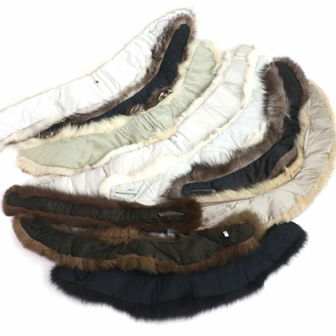 極美品☆SAGA FOX サガフォックス 本毛皮ショール/ストール/ティ