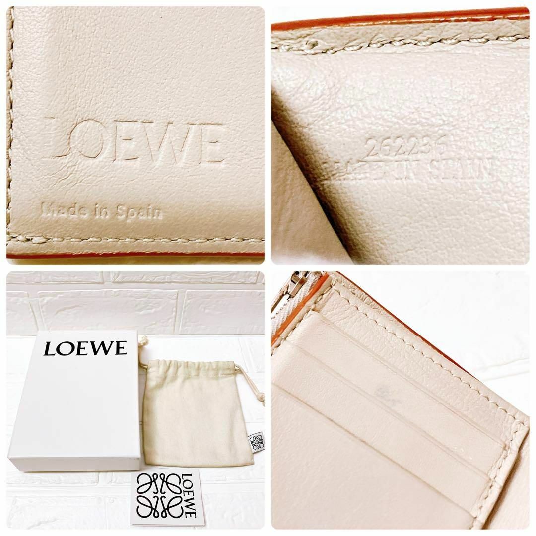 LOEWE(ロエベ)のロエベ LOEWE アナグラム コンパクト 折り財布 レザー SB28 レディースのファッション小物(財布)の商品写真