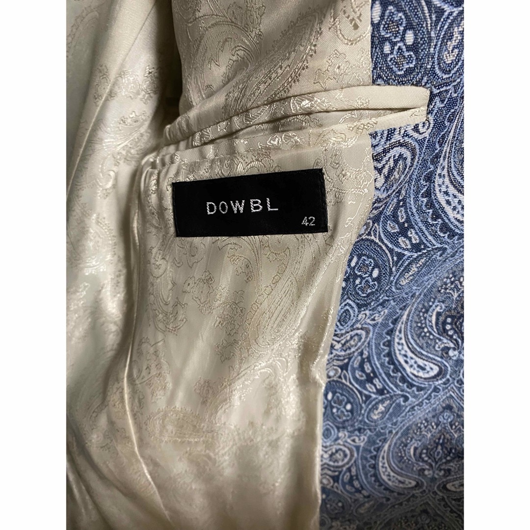 DOWBL(ダブル)の即完売 高垣勇二 着用 DOWBL ダブル ペイズリー柄 メンズのジャケット/アウター(テーラードジャケット)の商品写真